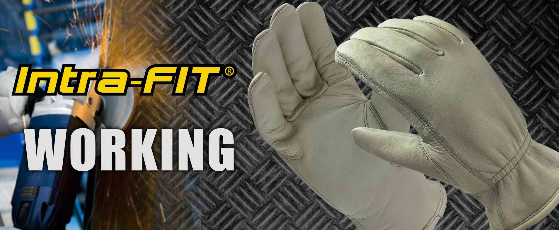 Intra-FIT Anti Vibration Work Gloves, Shock Proof Impact Reducing Safety Gloves